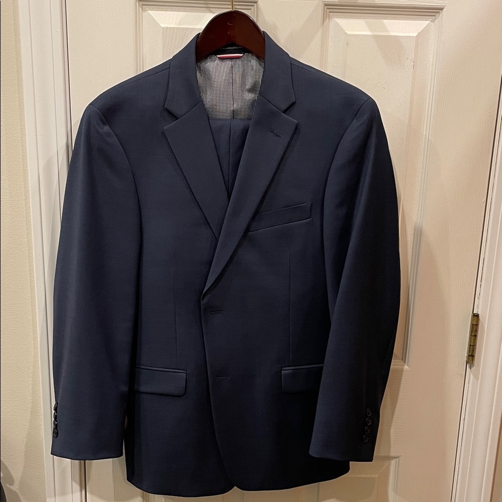 Tommy Hilfiger Dark Blue Men's Suit Jacket